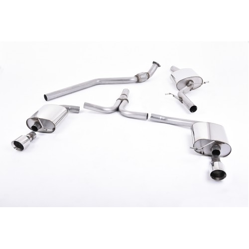 Milltek 2.0T Cat Back Exhaust Dual Tip - 6spd